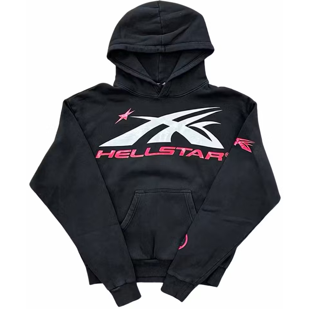 Hellstar Hoodie Sport Logo Black & Red XL